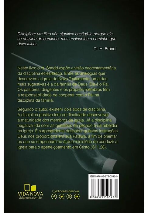 Disciplina na Igreja |  Russell P. Shedd