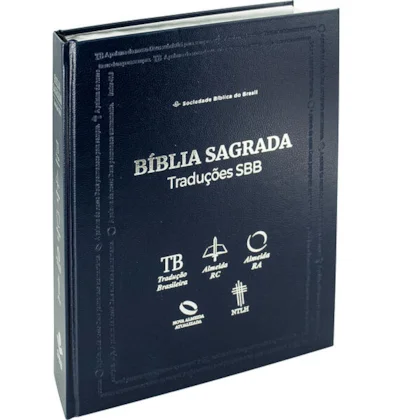 Bíblia Cinco Traduções | TB-ARC-ARA-NAA-NTLH | Azul