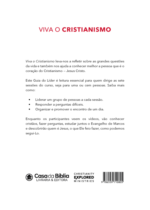 Viva o Cristianismo - Guia do Líder (Professor)