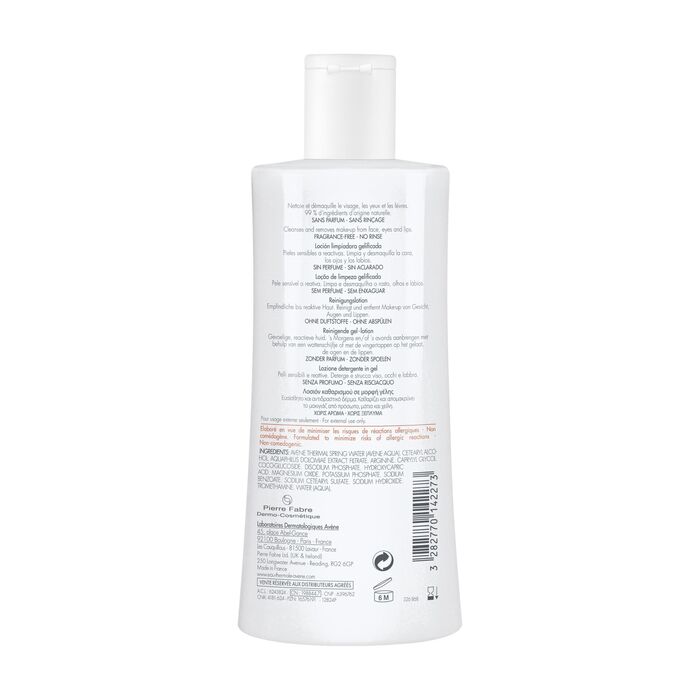 Avène Tolerance Loção Limpeza Gelificada