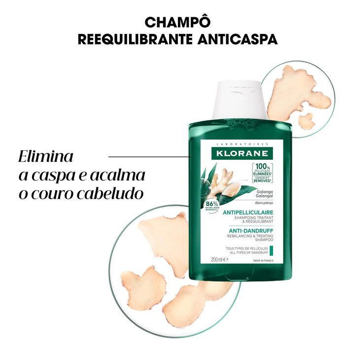 Klorane Champô Reequilibrante Galanga 200ml