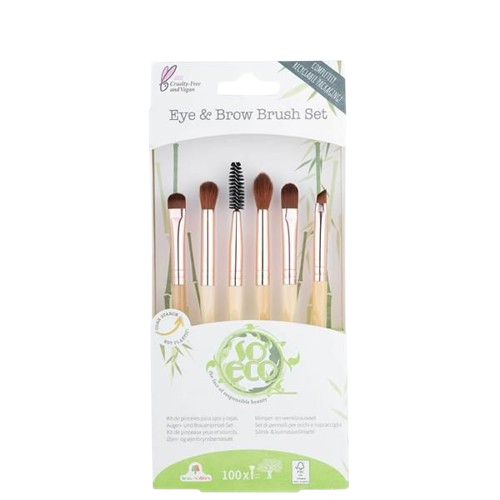Eco Kit Pincéis Olhos e Sobrancelhas