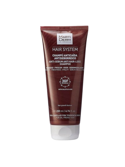 Martiderm Hair System 3gf Shampoo Anti-Queda e Anti-Seborreico 200ml