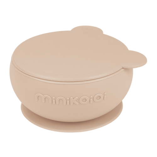 Minikoioi Taça com Tampa Bubble Beige