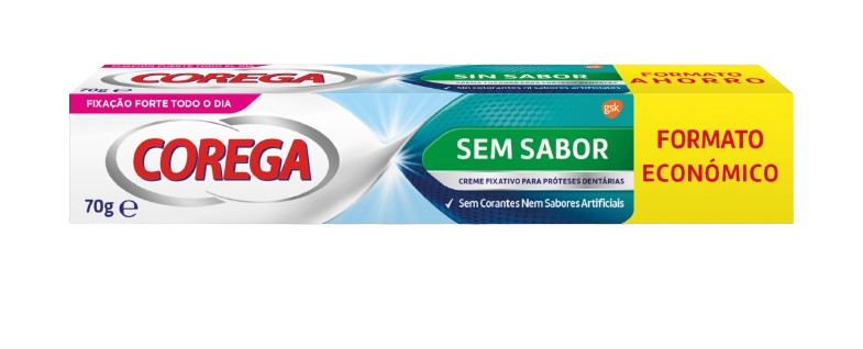 Corega Fixador Prótese Sem Sabor 70gr