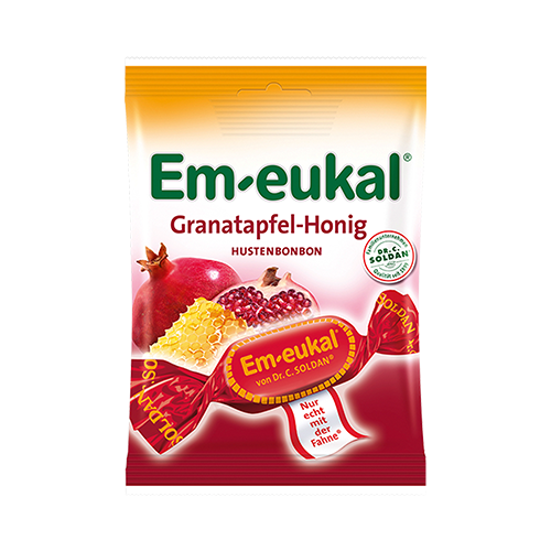 Em-Eukal Romã Mel Rebuçados 75gr