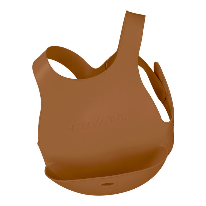 Minikoioi Flexi-Bib Woody Brown