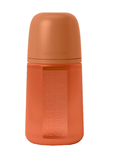 Suavinex Biberão Silicone SX Pro Intense Anti-Cólicas 240ml - Laranja