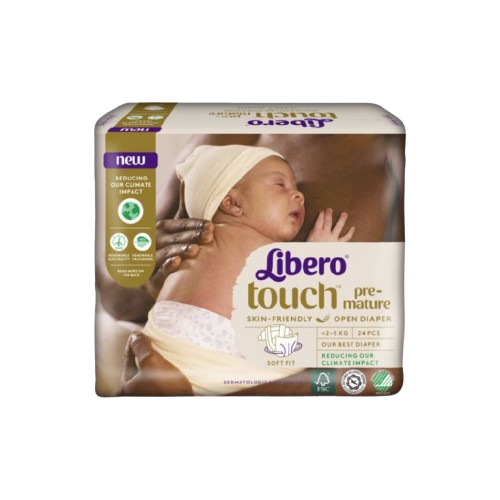 Libero Touch Premature (2-5kg) 24 unidades