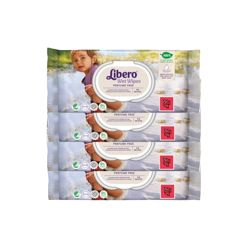 Libero Wet Wipe Toalhete Hig Bebé 64 X4