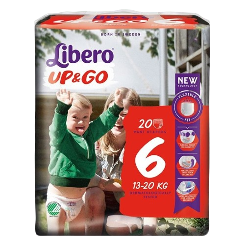 Libero Up&Go 6 (13-20kg) 18 unidades