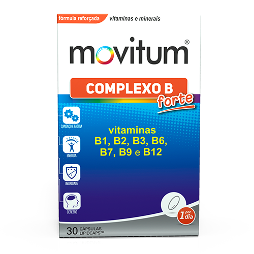 Movitum Complexo B Forte 30 Cápsulas
