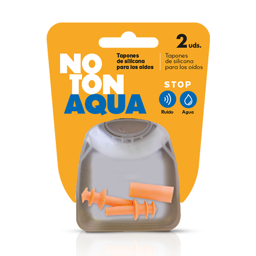 Noton Aqua Adulto Tampão Silicone x 2