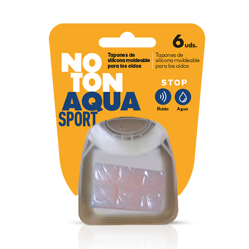 Noton Aqua Sport Tampão Silicone Moldável x 6