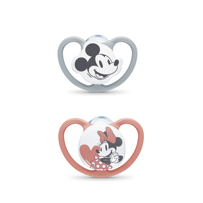 Nuk Chupeta Space Mickey Mouse 6-18m Menina