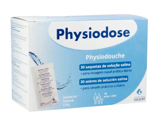 Physiodose Physiodouche Solução Salina 30 Saquetas