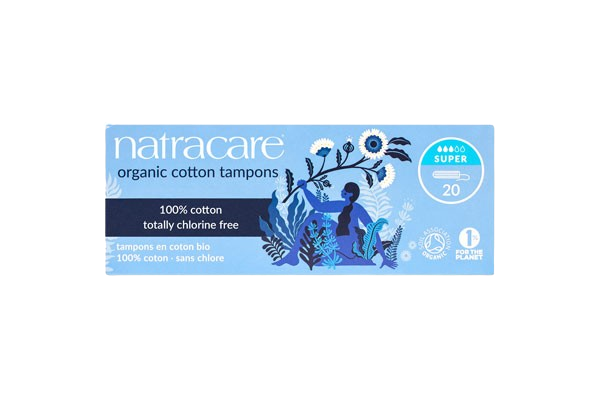 Natracare Tampão Algodão Biológico Super x20
