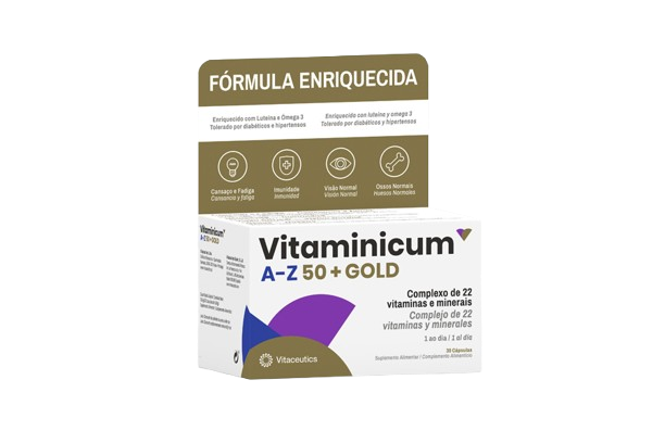 Vitaminicum A-Z Total 50+ Gold 30 Cápsulas