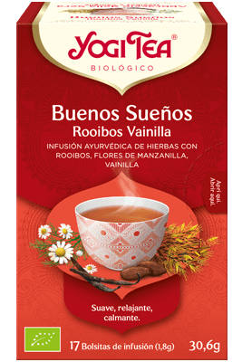 Yogi Tea Bio Boas Noites Rooibos Baunilha 17 saquetas
