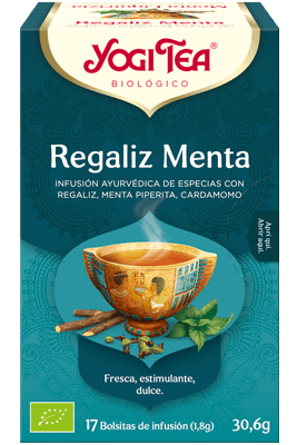 Yogi Tea Bio Alcaçuz Menta 17 saquetas