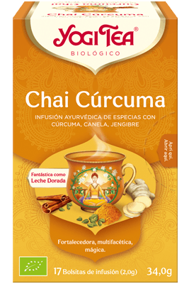 Yogi Tea Bio Chai Curcuma 17 saquetas