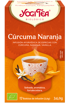 Yogi Tea Bio Curcuma Laranja  17 saquetas 