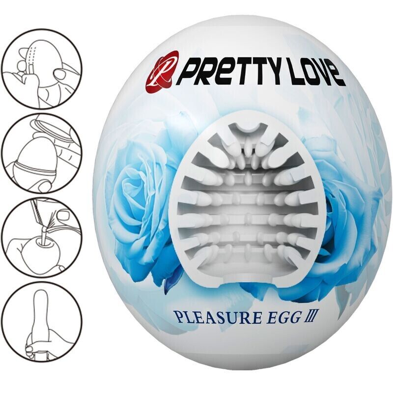 PRETTY LOVE - MASTURBADOR MASCULINO CLARINHA DE OVO