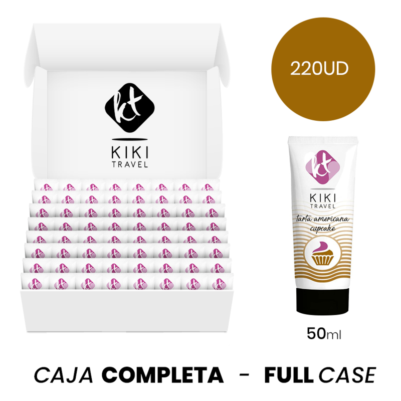 MOQ 220 - KIKÍ TRAVEL LUBRIFICANTE À BASE DE ÁGUA SABOR FRUTAS TROPICAIS - 50 ML