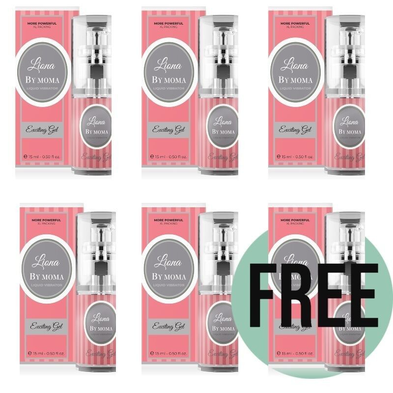 LIONA BY MOMA - VIBRADOR LIQUIDO GEL EXCITING 15 ML 5+1 GRÁTIS