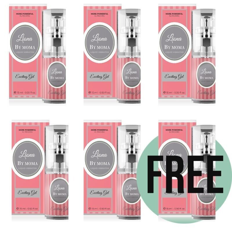 LIONA BY MOMA - VIBRADOR LIQUIDO GEL EXCITING 15 ML 5+1 GRÁTIS