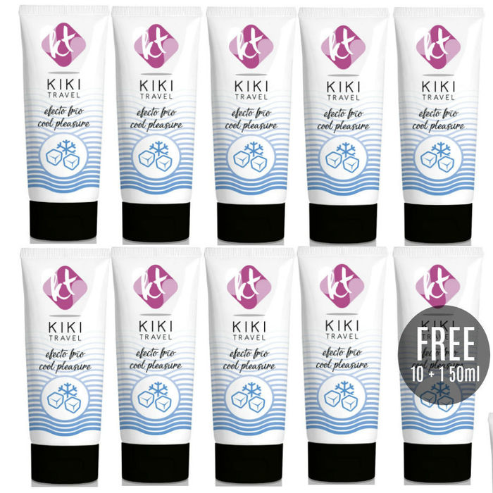 KIKÍ TRAVEL - LUBRIFICANTE DE EFEITO DE REFRIGERAÇÃO 50 ML 10 + 1 GRÁTIS