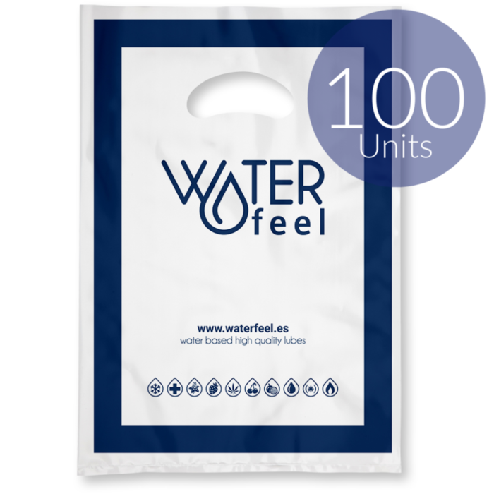 WATERFEEL - 100 PEQUENOS SACOS PLÁSTICOS 25 X 35 CM