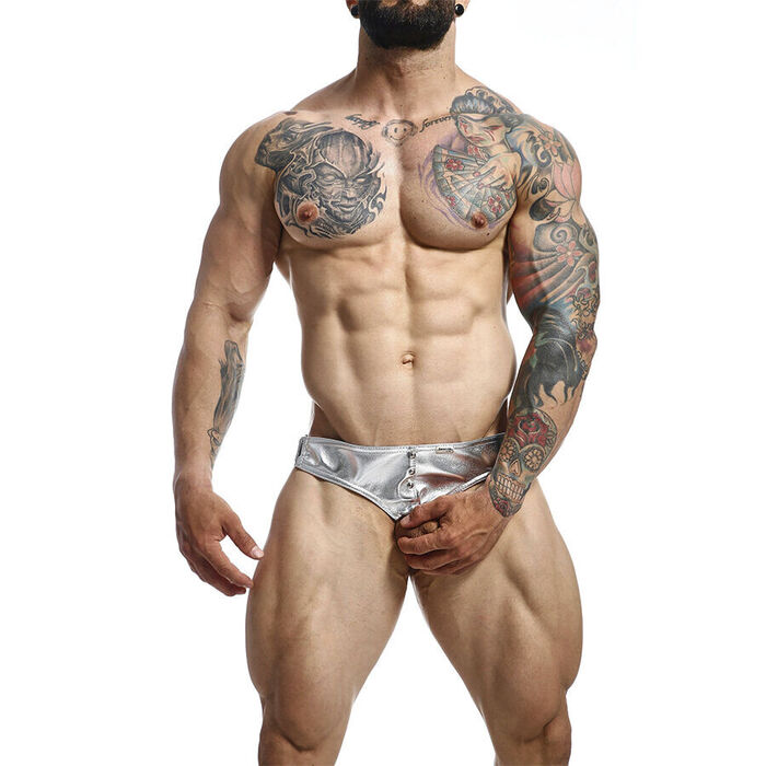 MOB - ANEL PENIANO DNGEON JOCKSTRAP PRATA TAMANHO ÚNICO
