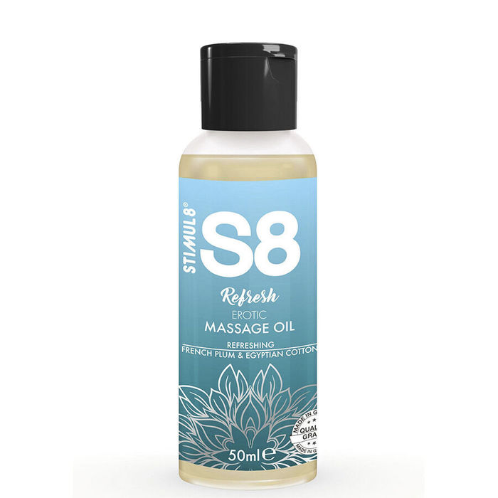 STIMUL8 - S8 REFRESH ÓLEO DE MASSAGEM ERÓTICO DE ALGODÃO 50 ML