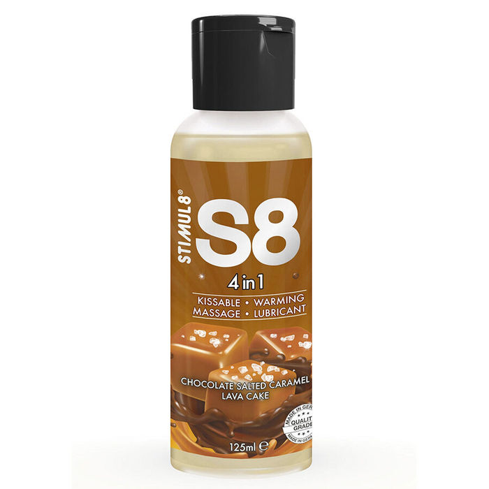 STIMUL8 - S8 LUBRIFICANTE 4 EM 1 DE SOBREMESA DE CHOCOLATE E CARAMELO SALGADO 125 ML