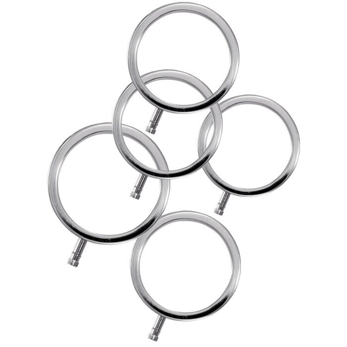 ELECTRASTIM - ANÉIS DE METAL ELECTRARINGS PACOTE COM 5
