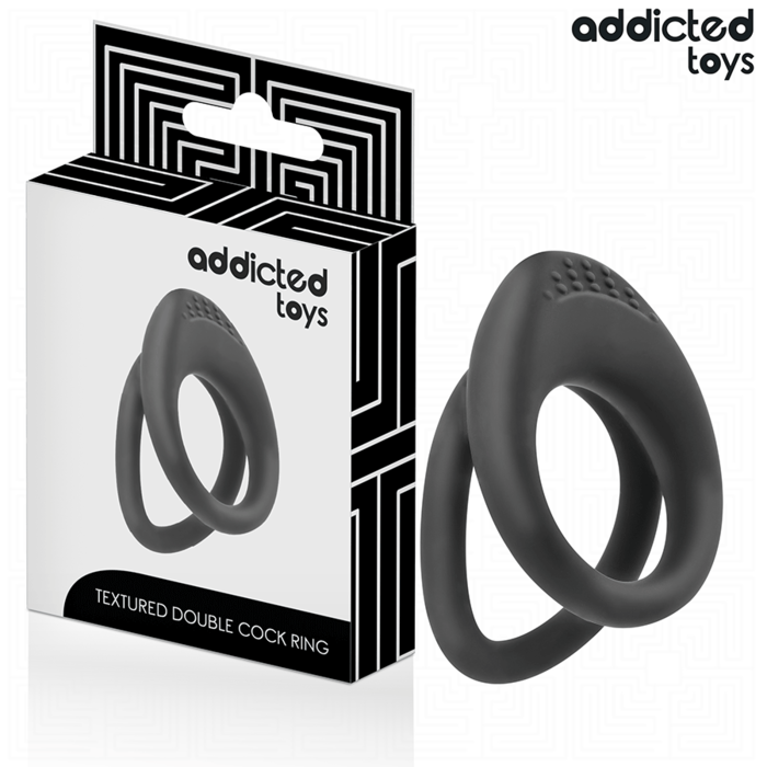 ADDICTED TOYS - ANEL DE PÊNIS COM DUPLA TEXTURA