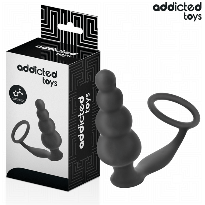 ADDICTED TOYS - PLUG ANAL COM ANEL MODELO 5
