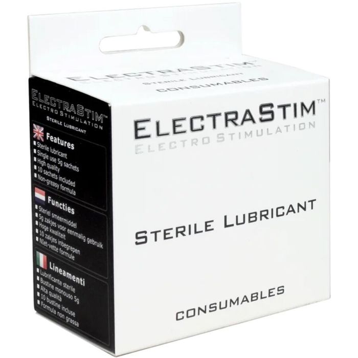 ELECTRASTIM - PACOTE DE SAQUETAS DE LUBRIFICANTE ESTÉRIL