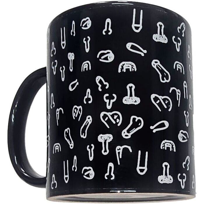 DIABLO PICANTE - CANECA PÊNIS PRETA 370 ML