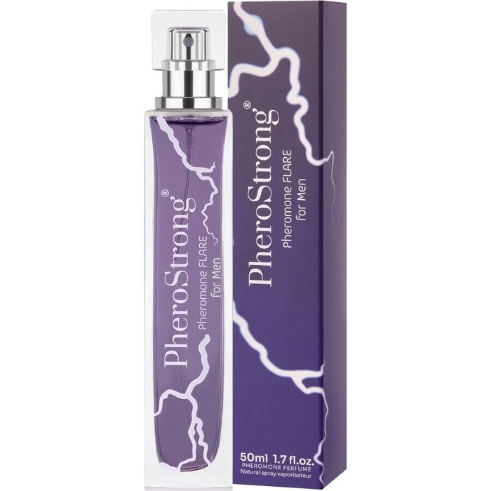 PHEROSTRONG - FLARE PERFUME COM FEROMÔNIOS PARA HOMENS 50 ML