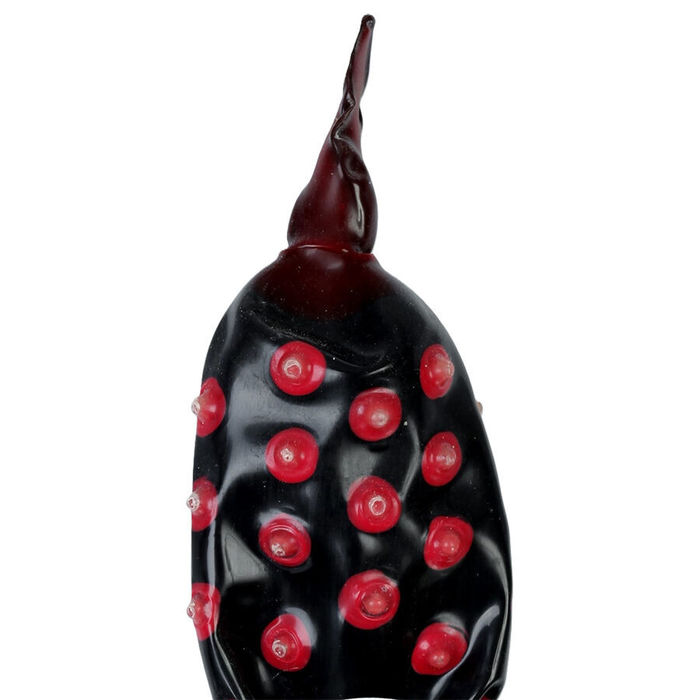 CONDOMERIE - PRESERVATIVOS NOVIDADES PINTADOS À MÃO PRETO FAKIR XL