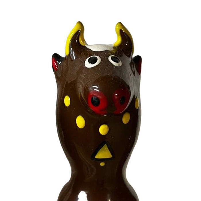 CONDOMERIE - PRESERVATIVOS NOVIDADES PINTADOS À MÃO BULL BLACK MODELO 2
