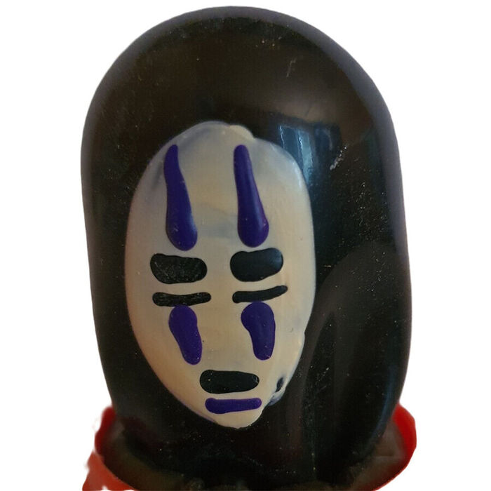 CONDOMERIE - MÁSCARA DE PRESERVATIVOS NOVIDADE PINTADA À MÃO GHOST BLACK