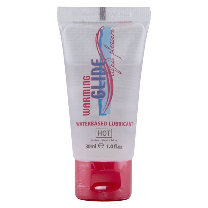 HOT - LUBRIFICANTE À BASE DE ÁGUA COM AQUECIMENTO E DESLIZAMENTO 30 ML