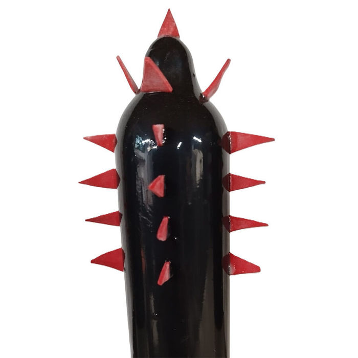 CONDOMERIE - PRESERVATIVOS NOVIDADES PINTADOS À MÃO BLACK CACTUS XL