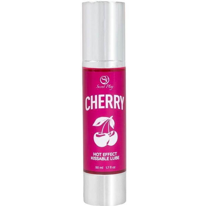 SECRETPLAY - LUBRIFICANTE AQUECEDOR DE CEREJA 50 ML