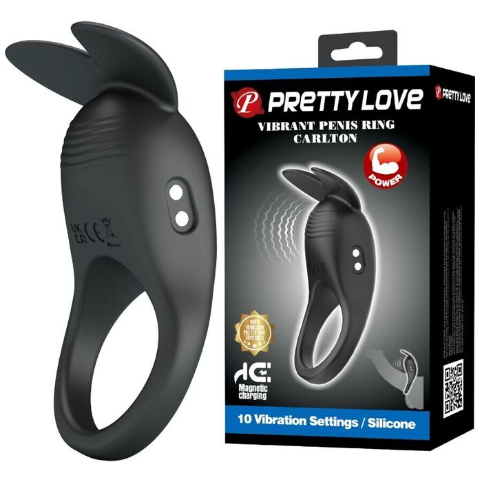 PRETTY LOVE - CARLTON ANEL PENIANO COM ESTIMULADOR CLITÓRICO