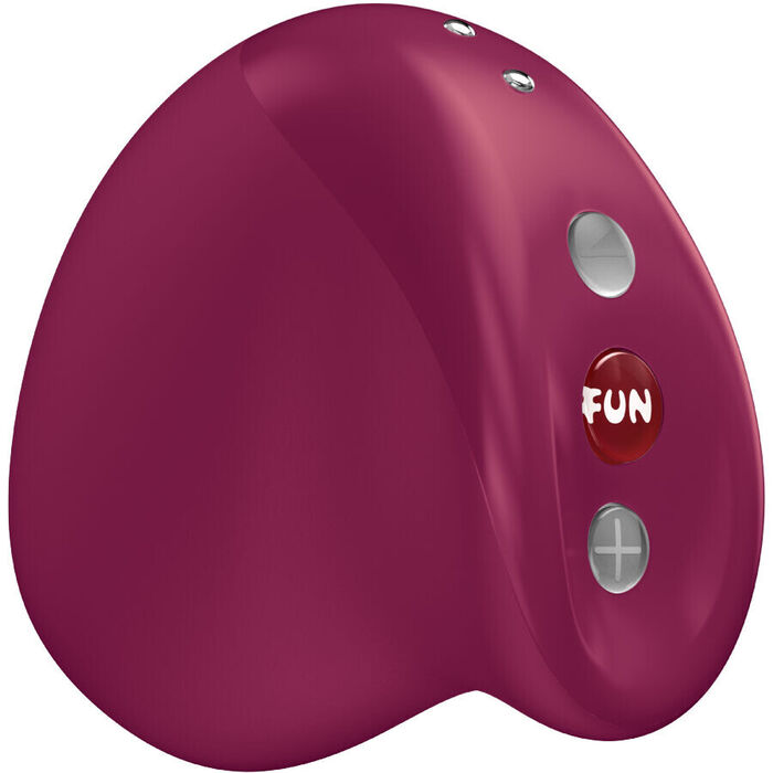 FUN FACTORY - VIBRADOR MEA AIR PULSE VERMELHO VINHO