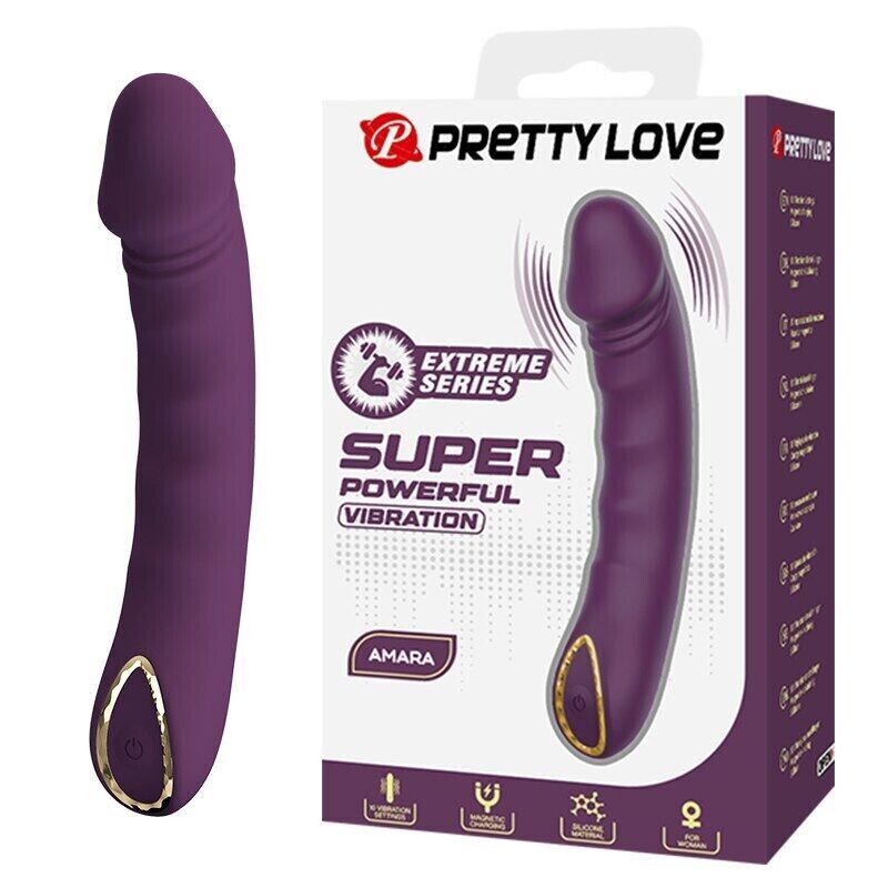 PRETTY LOVE - AMARA VIBRADOR RECARREGÁVEL COM 10 FUNÇÕES ROXO
